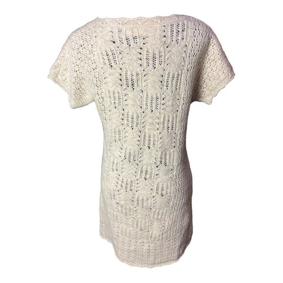 Anthropologie Sparrow Beige Wool Linen Blend Sweater Dress - Picture 5 of 6